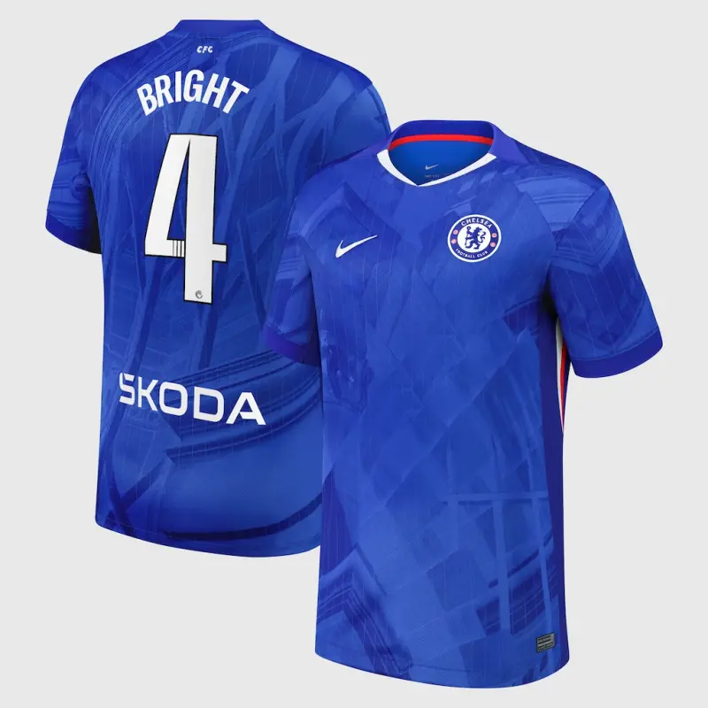 Chelsea Chelsea Chelsea WSL Nike Home Stadium Shirt 2025-26 with Bright 4 printing Jerseys – Premium Chelsea Gear Jerseys - Premium Chelsea Gear