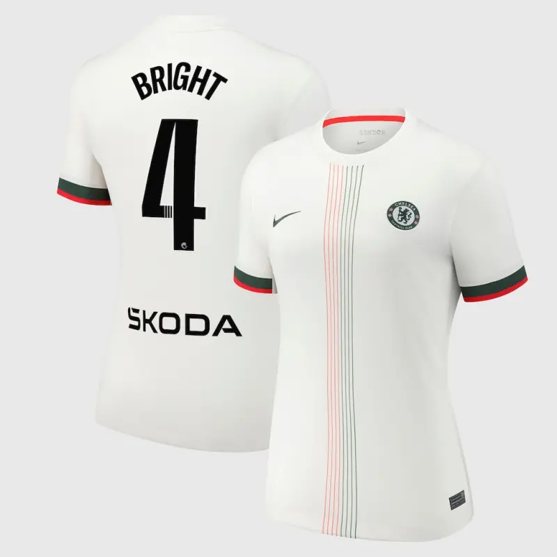 Chelsea Chelsea Chelsea WSL Nike Away Stadium Shirt 2025-26 – Womens with Bright 4 printing Jerseys – Premium Chelsea Gear Jerseys - Premium Chelsea Gear