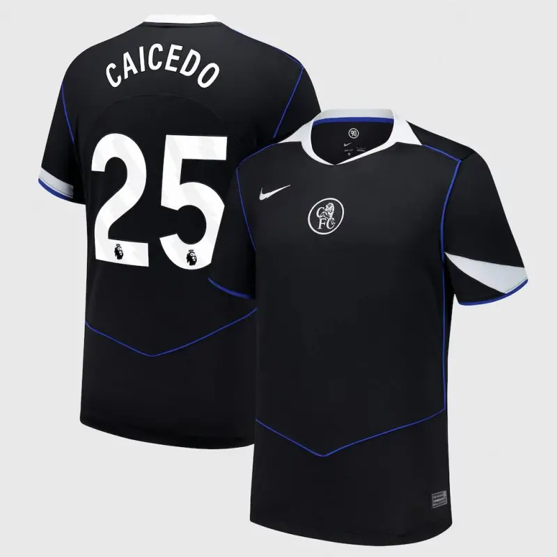 Chelsea Chelsea Chelsea Nike Third Stadium Shirt 2025-26 with Caicedo 25 printing Jerseys – Premium Chelsea Gear Jerseys - Premium Chelsea Gear