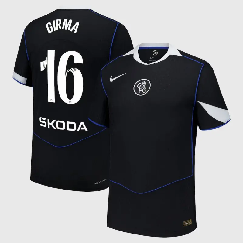 Chelsea Chelsea Chelsea WSL Nike Dri Fit Adv Third Match Shirt 2025-26 with Girma 16 printing Jerseys – Premium Chelsea Gear Jerseys - Premium Chelsea Gear