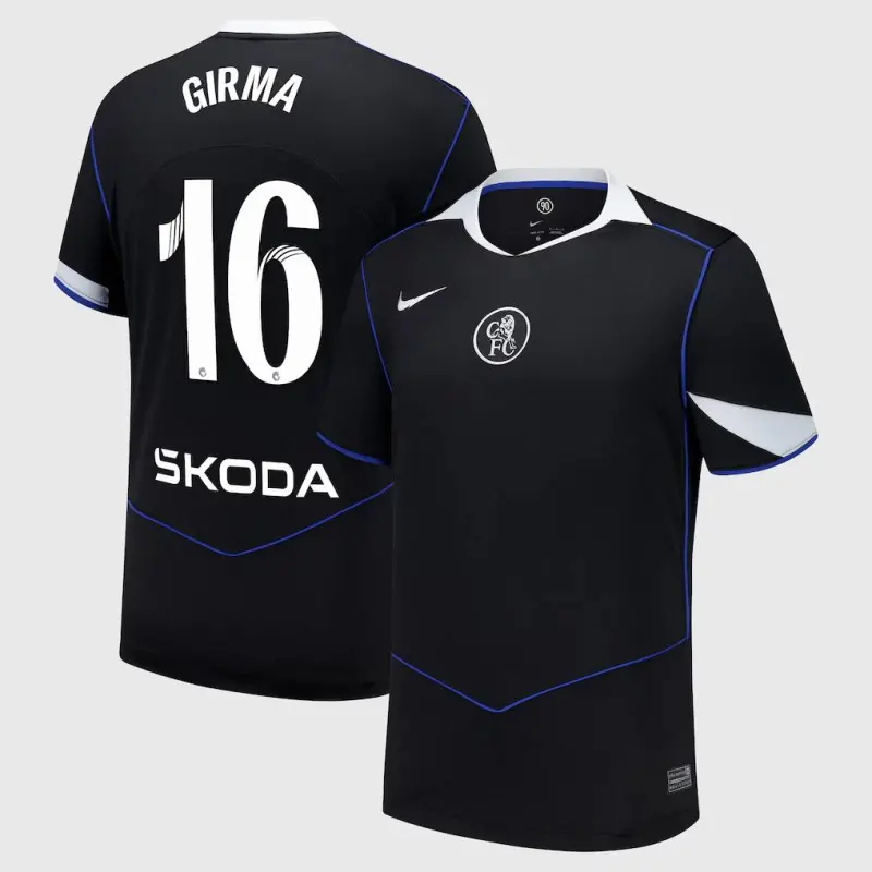 Chelsea Chelsea Chelsea WSL Nike Third Stadium Shirt 2025-26 with Girma 16 printing Jerseys – Premium Chelsea Gear Jerseys - Premium Chelsea Gear