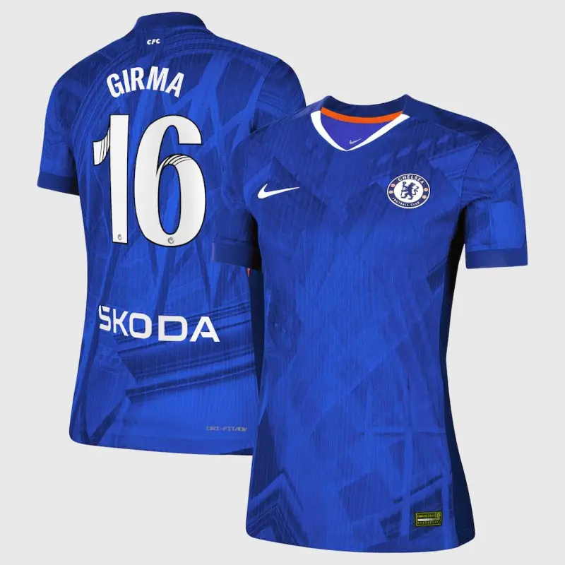 Chelsea Chelsea Chelsea WSL Nike Dri-FIT ADV Home Match Shirt 2025-26 – Womens with Girma 16 printing Jerseys – Premium Chelsea Gear Jerseys - Premium Chelsea Gear