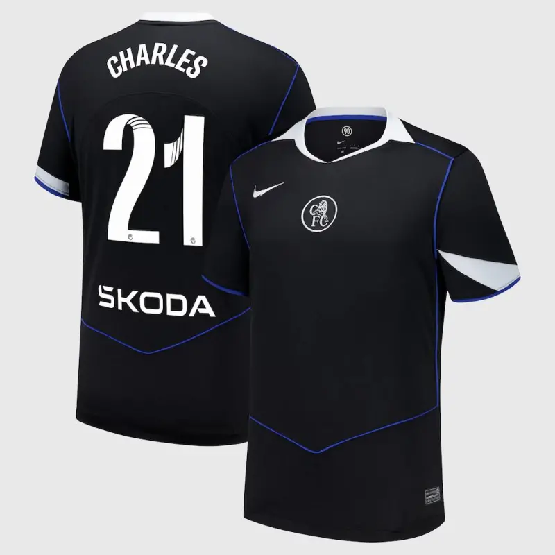 Chelsea Chelsea Chelsea WSL Nike Third Stadium Shirt 2025-26 with Charles 21 printing Jerseys – Premium Chelsea Gear Jerseys - Premium Chelsea Gear
