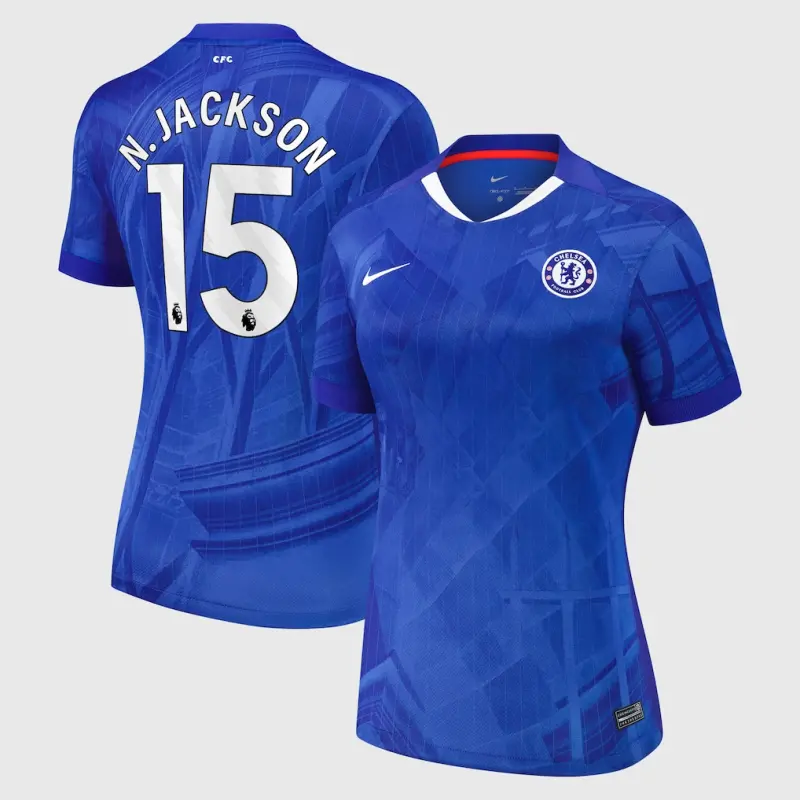 Chelsea Chelsea Nike Home Stadium Shirt 2025-26 – Womens with N.Jackson 15 printing Jerseys - Premium Chelsea Gear