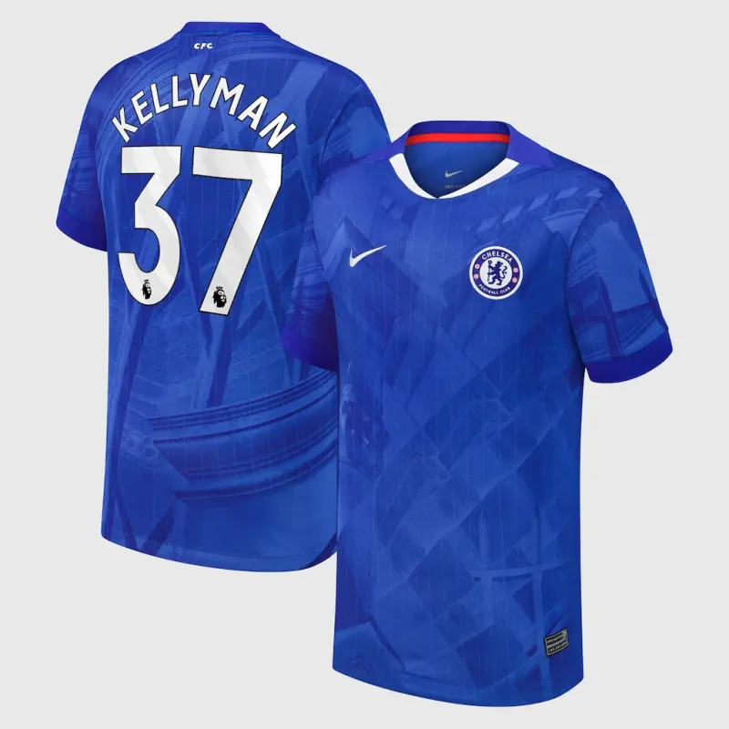 Chelsea Chelsea Nike Home Stadium Shirt 2025-26 – Youth with Kellyman 37 printing Jerseys - Premium Chelsea Gear