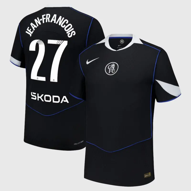 Chelsea Chelsea Chelsea WSL Nike Dri Fit Adv Third Match Shirt 2025-26 with Jean-Francois 27 printing Jerseys – Premium Chelsea Gear Jerseys - Premium Chelsea Gear