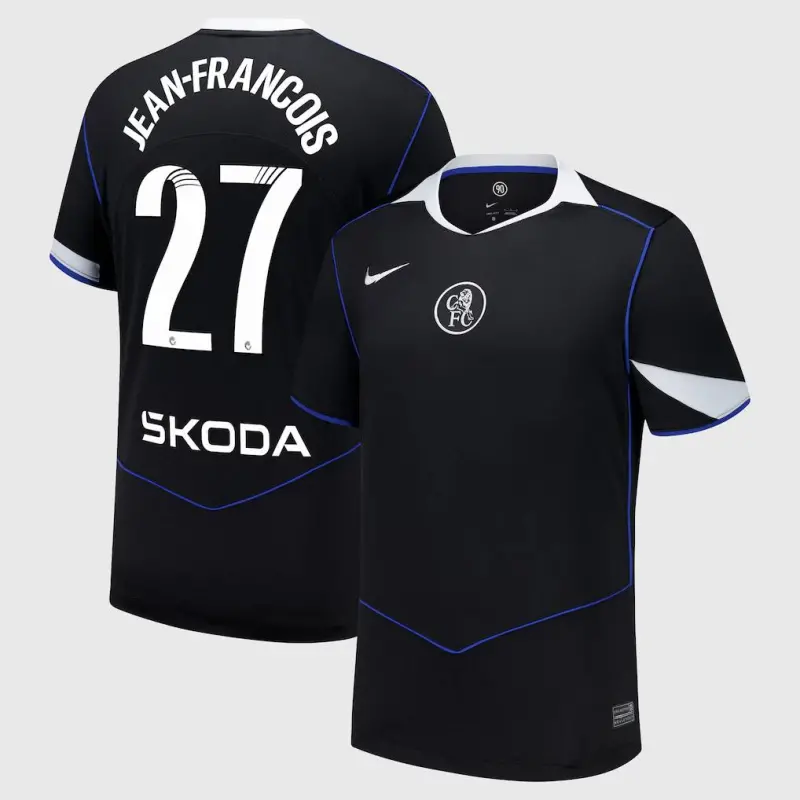 Chelsea Chelsea Chelsea WSL Nike Third Stadium Shirt 2025-26 with Jean-Francois 27 printing Jerseys – Premium Chelsea Gear Jerseys - Premium Chelsea Gear