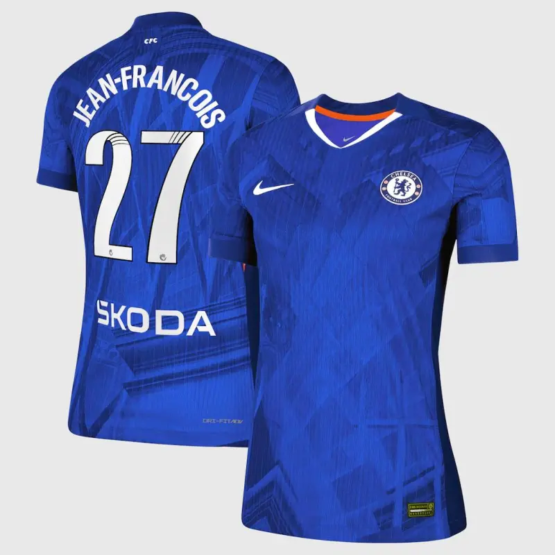 Chelsea Chelsea Chelsea WSL Nike Dri-FIT ADV Home Match Shirt 2025-26 – Womens with Jean-Francois 27 printing Jerseys – Premium Chelsea Gear Jerseys - Premium Chelsea Gear
