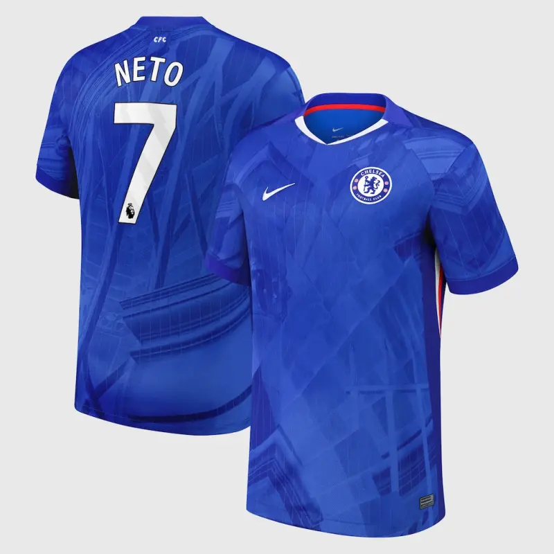 Chelsea Chelsea Nike Home Stadium Shirt 2025-26 with Neto 7 printing Jerseys - Premium Chelsea Gear