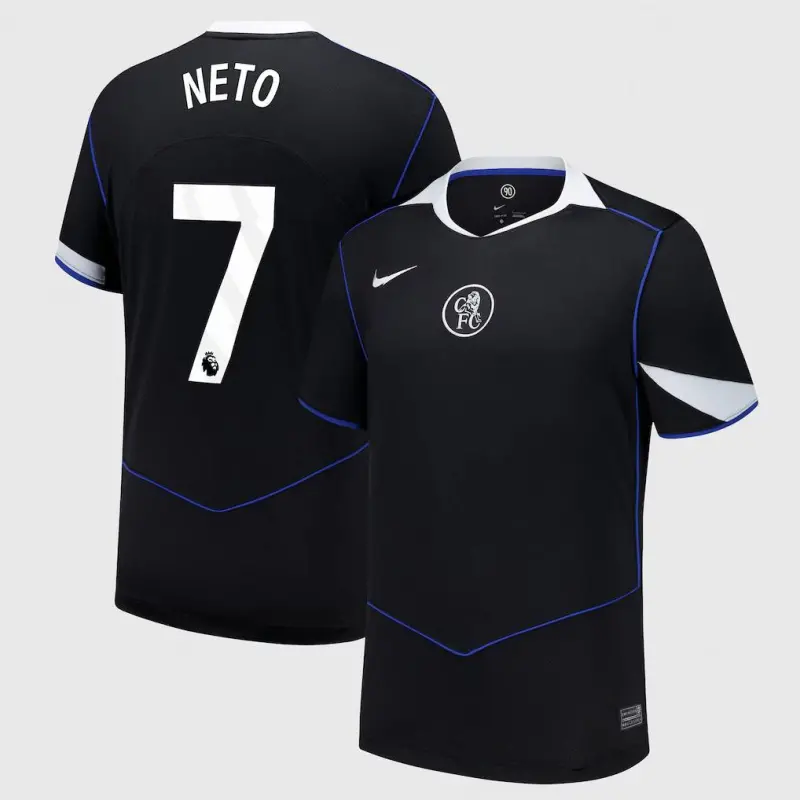 Chelsea Chelsea Chelsea Nike Third Stadium Shirt 2025-26 with Neto 7 printing Jerseys – Premium Chelsea Gear Jerseys - Premium Chelsea Gear
