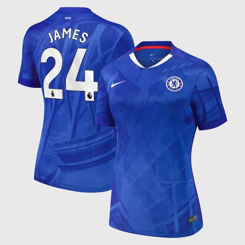 Chelsea Chelsea Nike Home Stadium Shirt 2025-26 – Womens with James 24 printing Jerseys - Premium Chelsea Gear