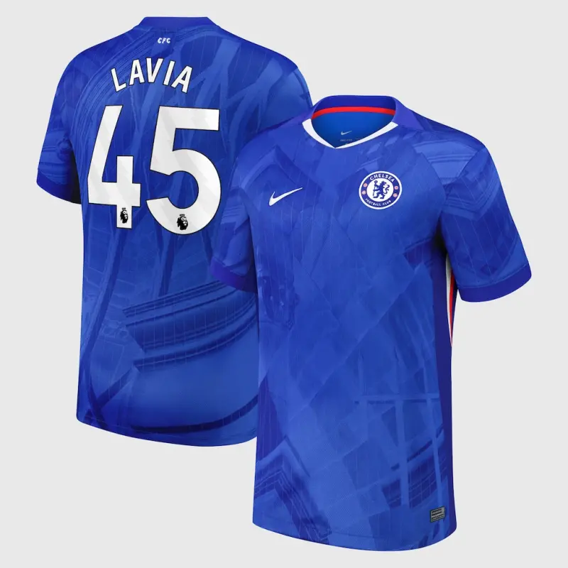 Chelsea Chelsea Nike Home Stadium Shirt 2025-26 with Lavia 45 printing Jerseys - Premium Chelsea Gear