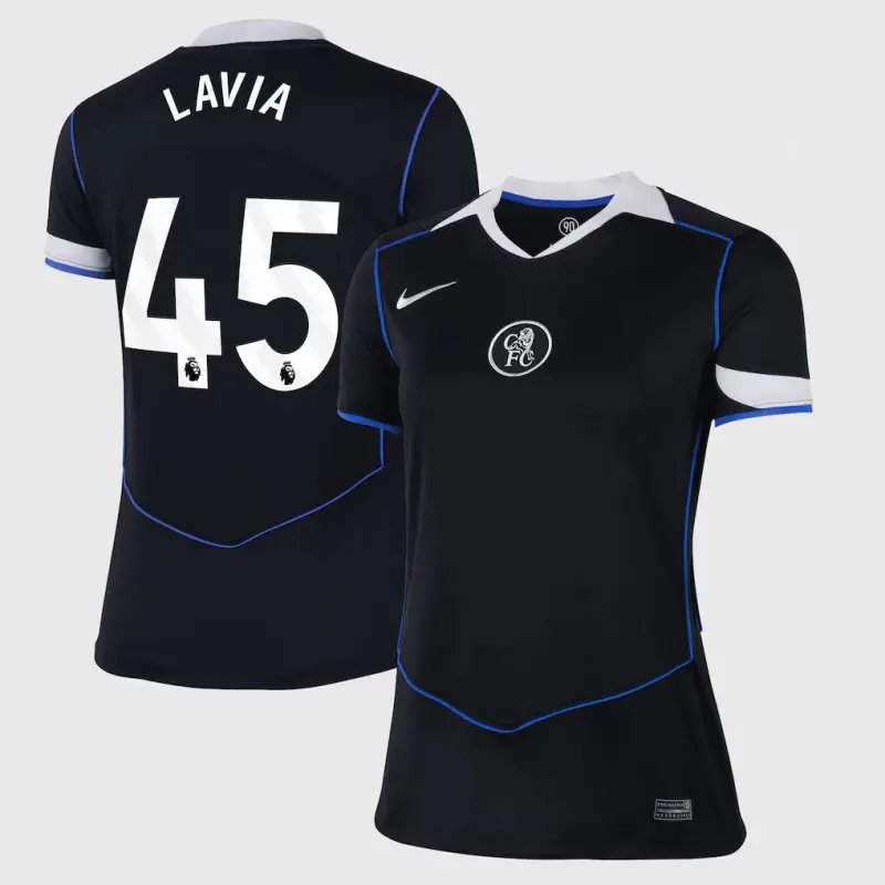 Chelsea Chelsea Nike Third Stadium Shirt 2025-26 – Womens with Lavia 45 printing Jerseys - Premium Chelsea Gear
