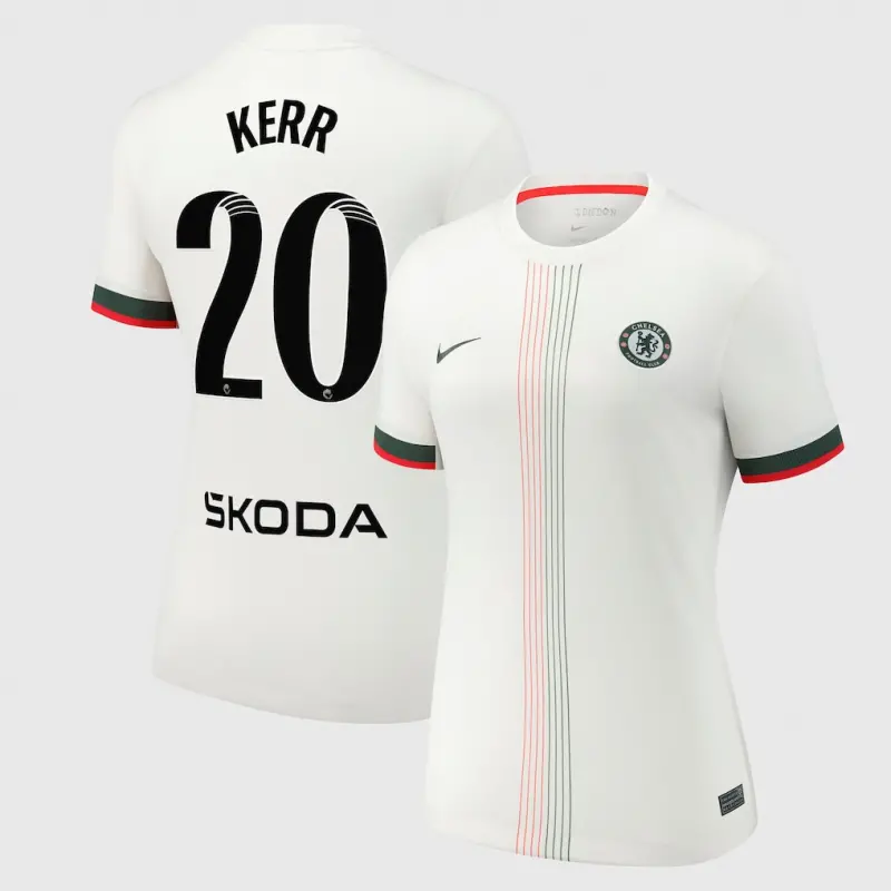 Chelsea Chelsea Chelsea WSL Nike Away Stadium Shirt 2025-26 – Womens with Kerr 20 printing Jerseys – Premium Chelsea Gear Jerseys - Premium Chelsea Gear