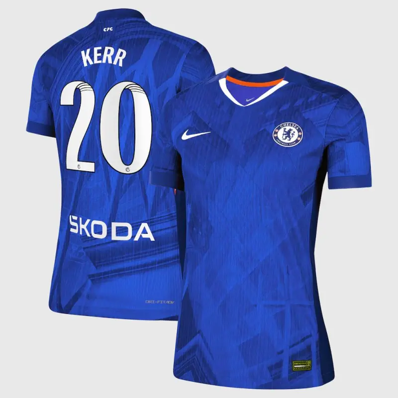 Chelsea Chelsea Chelsea WSL Nike Dri-FIT ADV Home Match Shirt 2025-26 – Womens with Kerr 20 printing Jerseys – Premium Chelsea Gear Jerseys - Premium Chelsea Gear