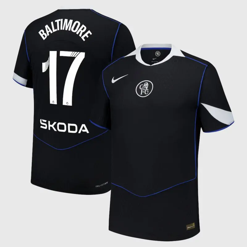 Chelsea Chelsea Chelsea WSL Nike Dri Fit Adv Third Match Shirt 2025-26 with Baltimore 17 printing Jerseys – Premium Chelsea Gear Jerseys - Premium Chelsea Gear