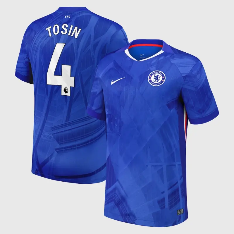 Chelsea Chelsea Nike Home Stadium Shirt 2025-26 with Tosin 4 printing Jerseys - Premium Chelsea Gear
