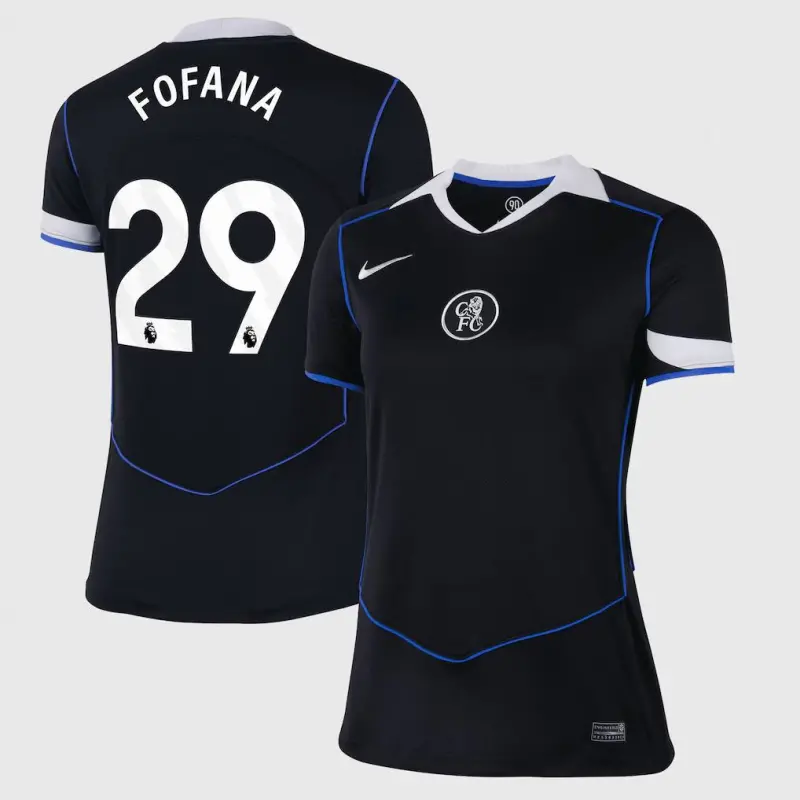 Chelsea Chelsea Nike Third Stadium Shirt 2025-26 – Womens with Fofana 29 printing Jerseys - Premium Chelsea Gear