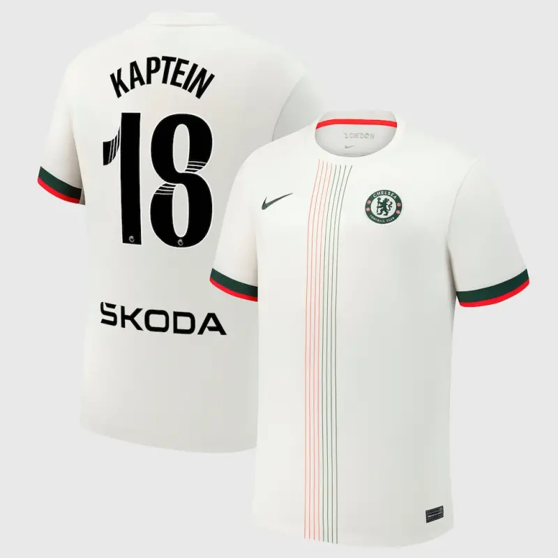 Chelsea Chelsea Chelsea WSL Nike Away Stadium Shirt 2025-26 with Kaptein 18 printing Jerseys – Premium Chelsea Gear Jerseys - Premium Chelsea Gear
