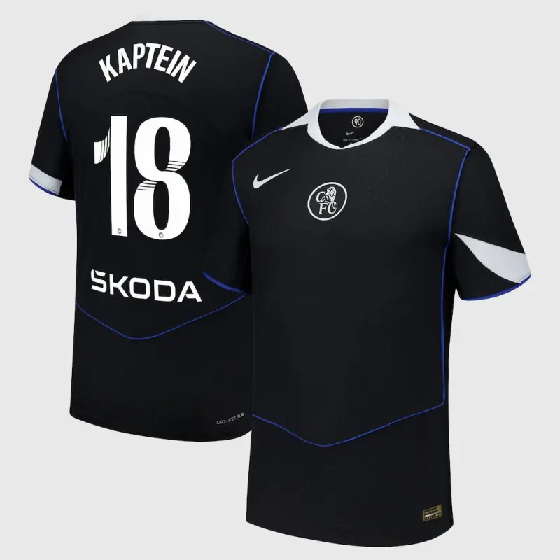 Chelsea Chelsea Chelsea WSL Nike Dri Fit Adv Third Match Shirt 2025-26 with Kaptein 18 printing Jerseys – Premium Chelsea Gear Jerseys - Premium Chelsea Gear