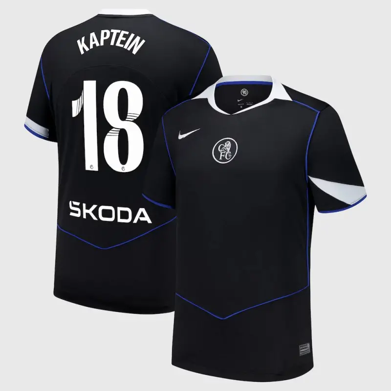 Chelsea Chelsea Chelsea WSL Nike Third Stadium Shirt 2025-26 with Kaptein 18 printing Jerseys – Premium Chelsea Gear Jerseys - Premium Chelsea Gear