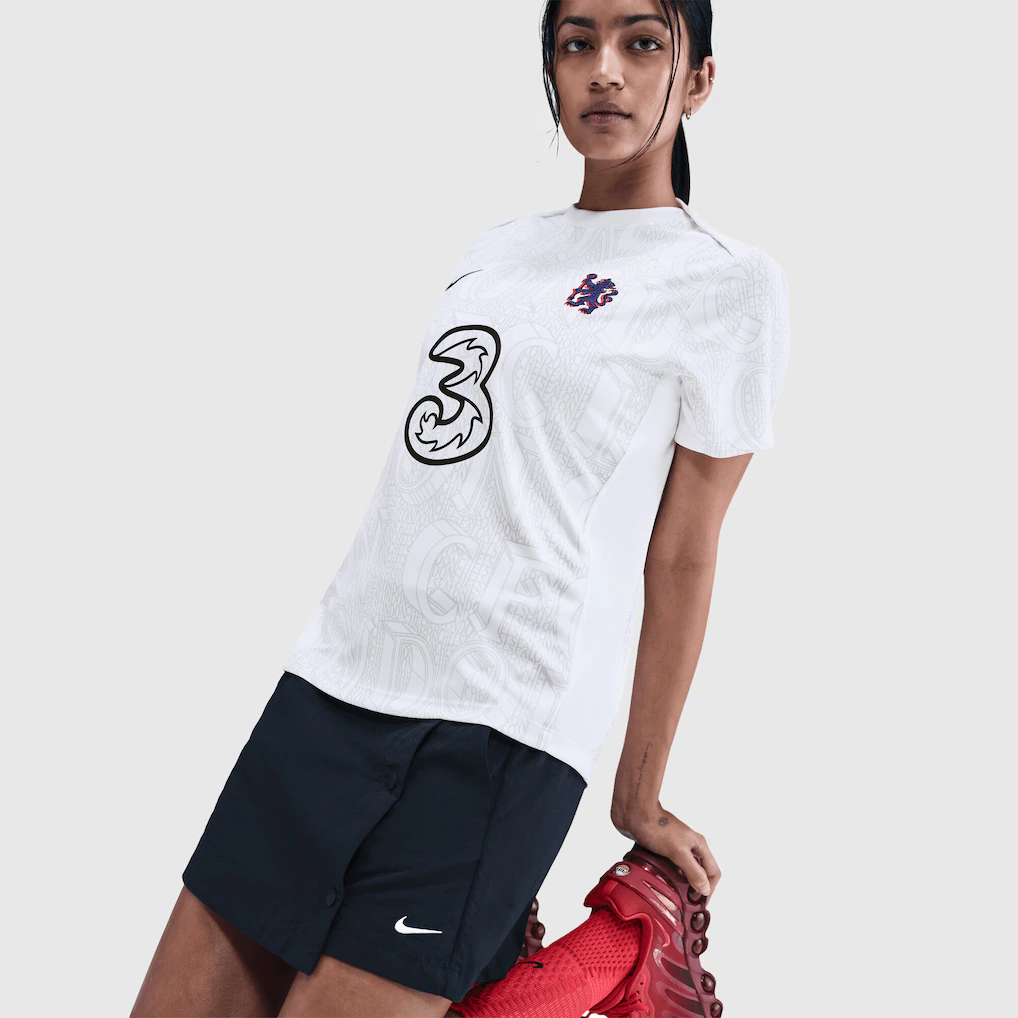 Chelsea Chelsea Nike Pre Match Top – White – Womens Jerseys - Premium Chelsea Gear