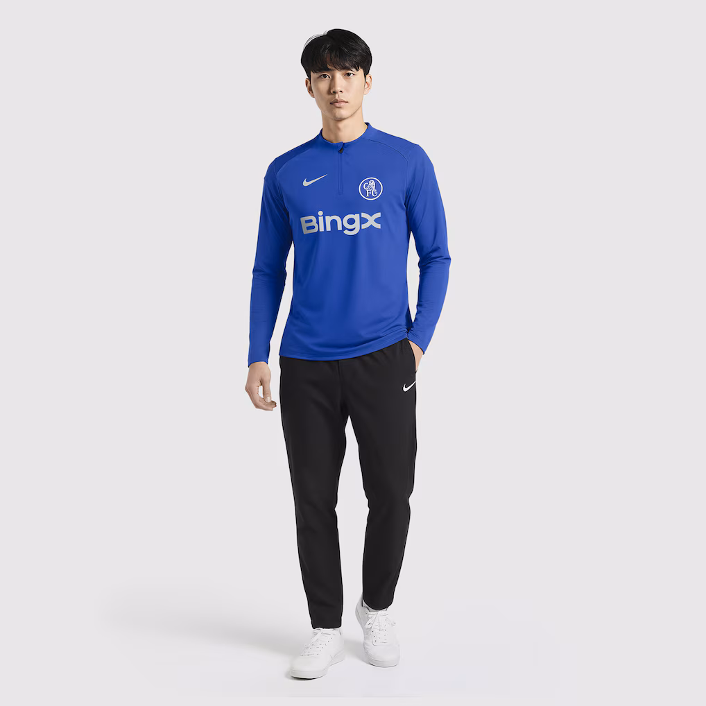 Chelsea Chelsea Nike Storm Fit Drill Top – Blue Jerseys - Premium Chelsea Gear
