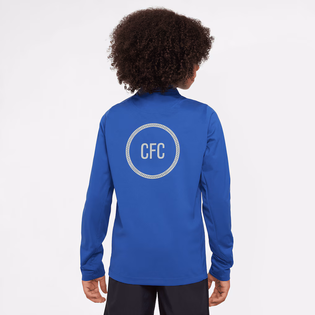 Chelsea Chelsea Nike Storm-Fit Training Drill Top – Blue – Kids Jerseys - Premium Chelsea Gear