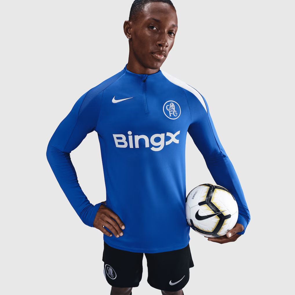Chelsea Chelsea Nike Strike Drill Top – Blue Jerseys - Premium Chelsea Gear