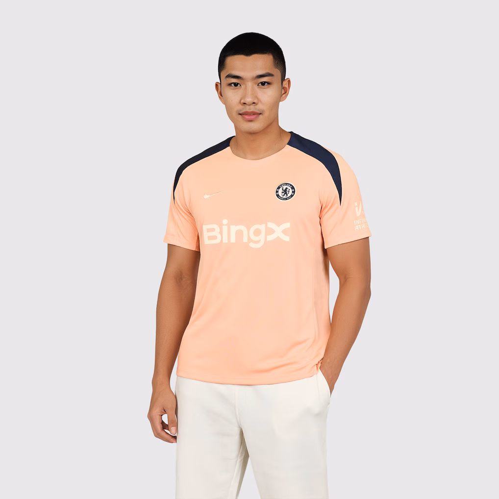 Chelsea Chelsea Nike Strike Training Top – Apricot Jerseys - Premium Chelsea Gear