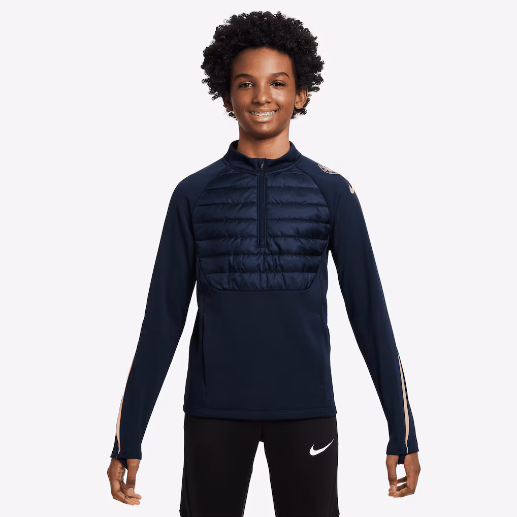 Chelsea Chelsea Chelsea Nike Training Drill Top – Obsidian – Kids Jerseys – Premium Chelsea Gear Jerseys - Premium Chelsea Gear