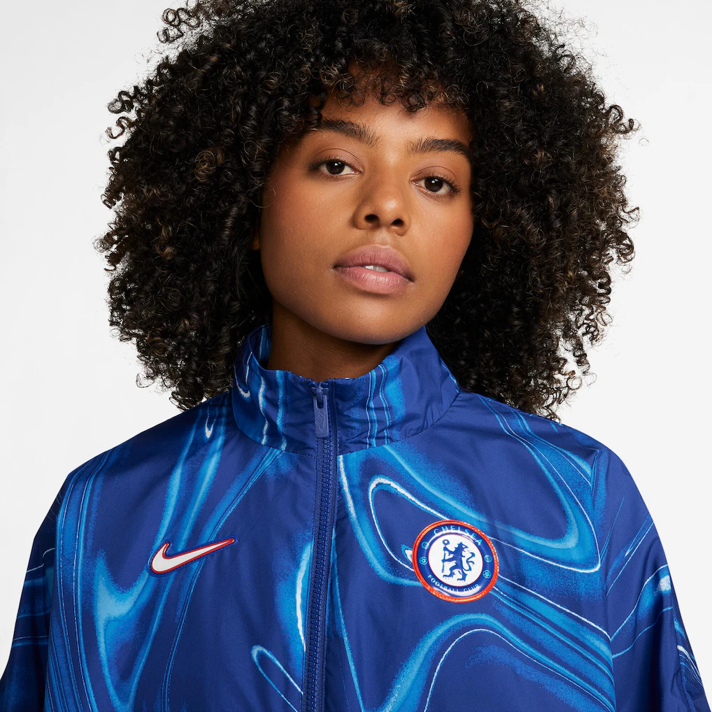 Chelsea Chelsea Chelsea Nike Windrunner Jacket – Blue – Womens Jerseys – Premium Chelsea Gear Jerseys - Premium Chelsea Gear